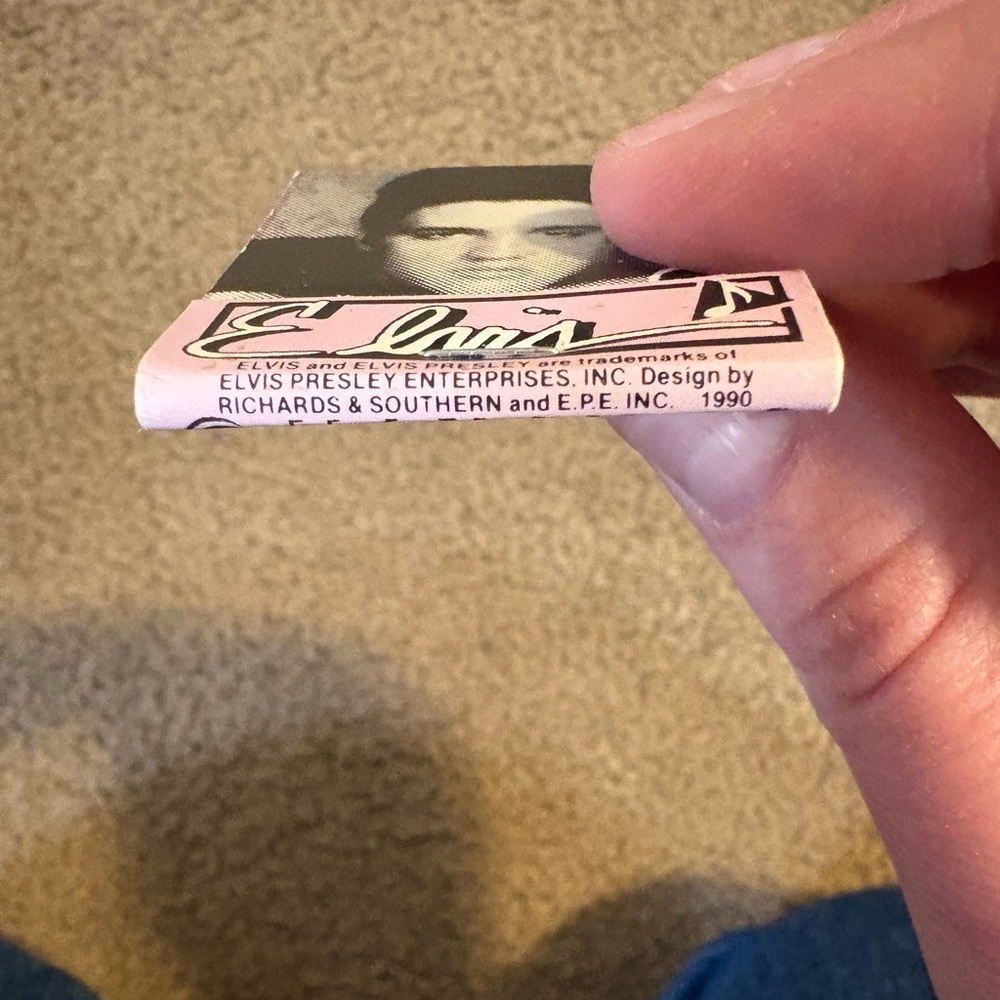 Vintage 1990 Elvis Presley Matches - Picture 5 of 5